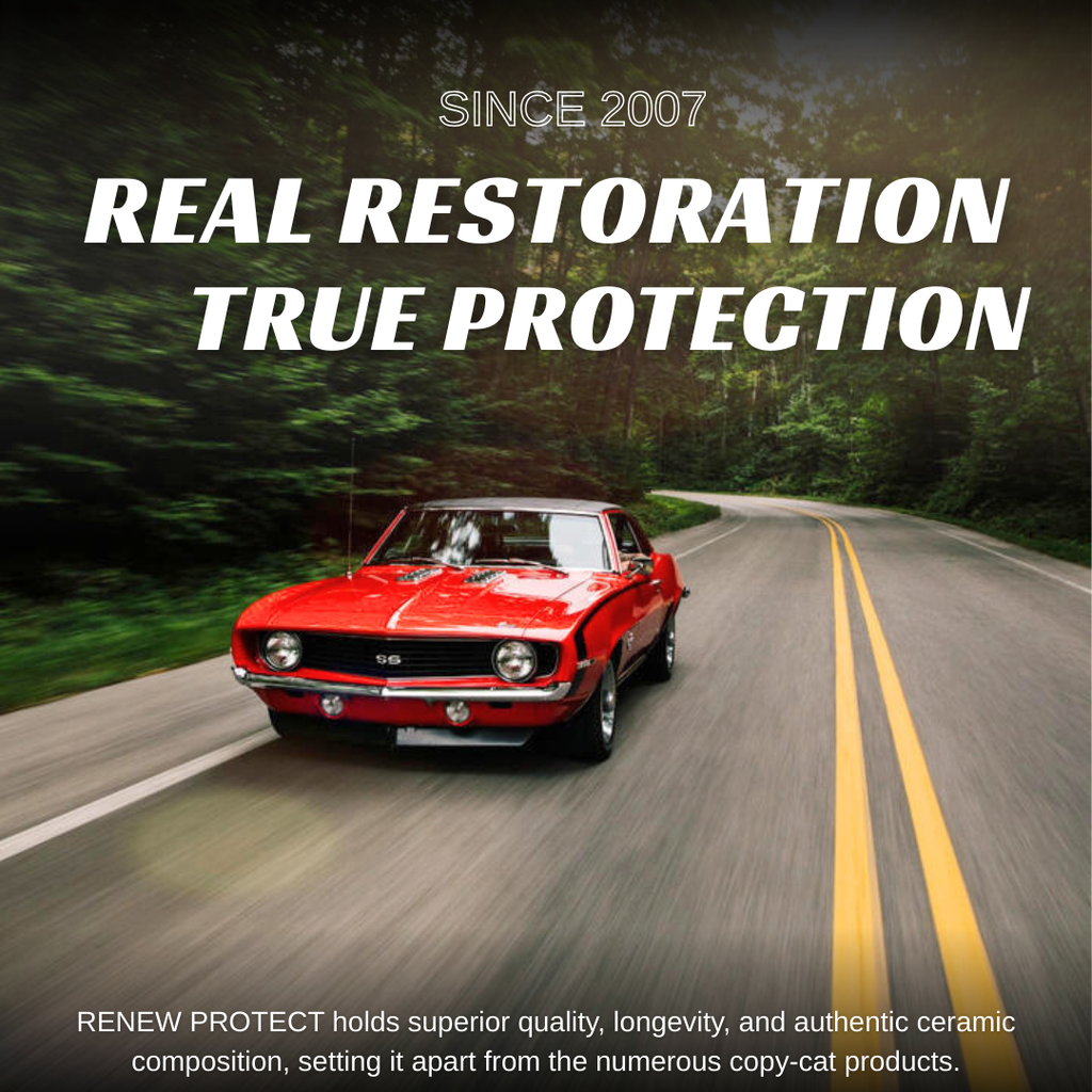 2-Pack Ceramic-Hybrid Protectant Kit | BLAK & GLOZ 100ml | 4-12 Months Tire, 1-2 Years Trim & Vinyl Protection | Safe for Cars, Golf Carts, RVs, Motorcycle-Safe